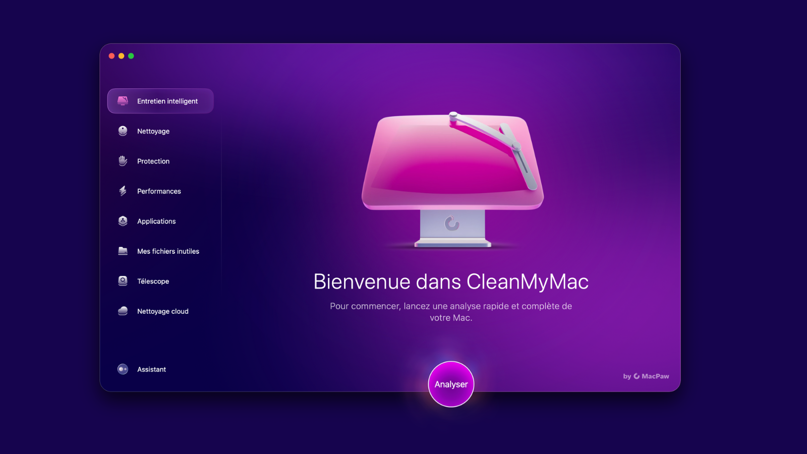 La refonte de l'interface de CleanMyMac rend cette solution encore plus intuitive ©CleanMyMac
