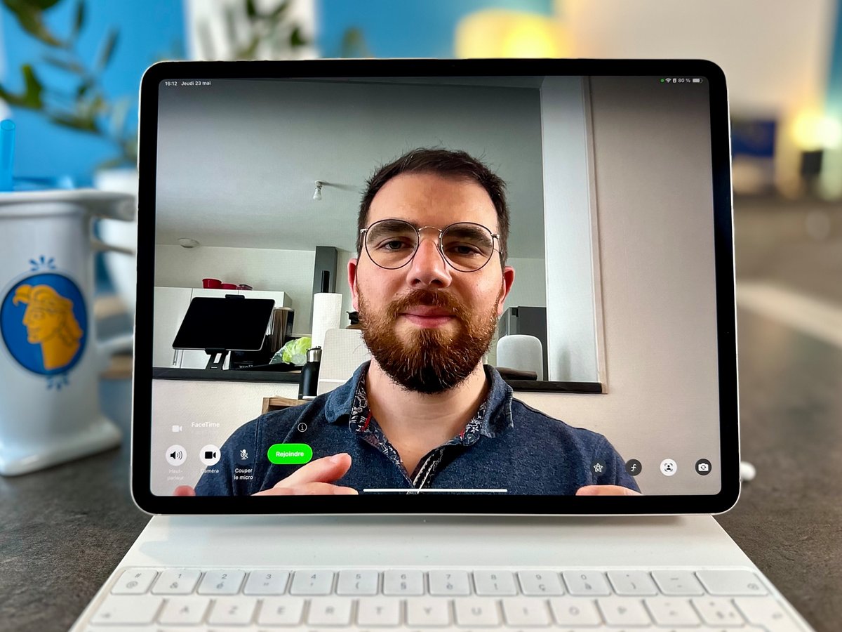 Enfin centré lors des appels visio © Mathieu Grumiaux pour Clubic