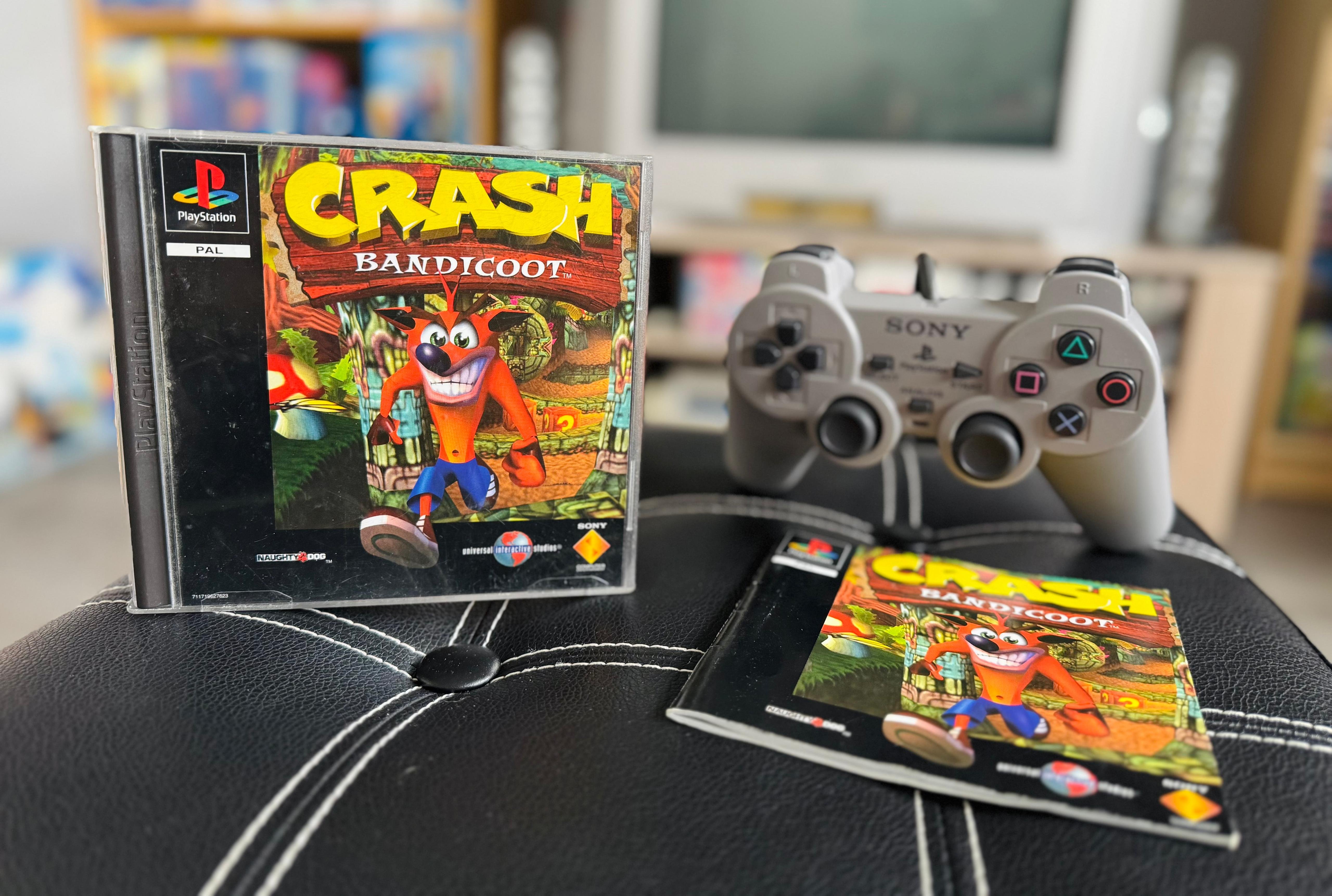 Le premier Crash Bandicoot, lancé en 1996 sur PlayStation. ©Stéphane Ficca / Clubic