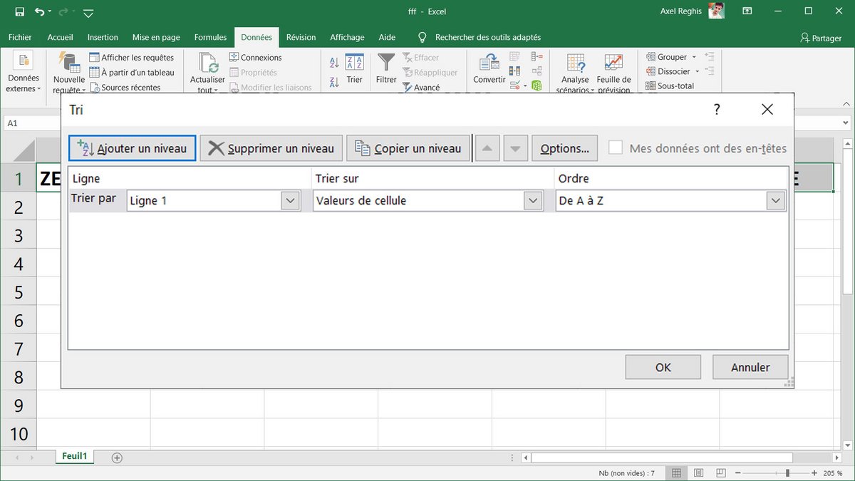 Tuto Excel