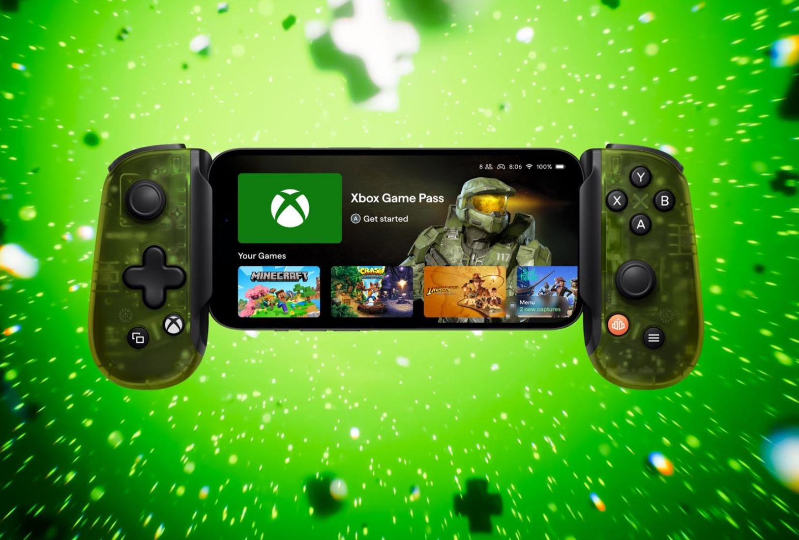 La manette BackBone One aussi en mode Xbox. ©BackBone