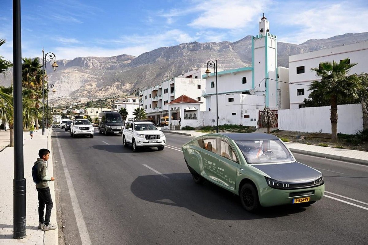  Le bolide dans les rues du Maroc © Eindhoven University of Technology