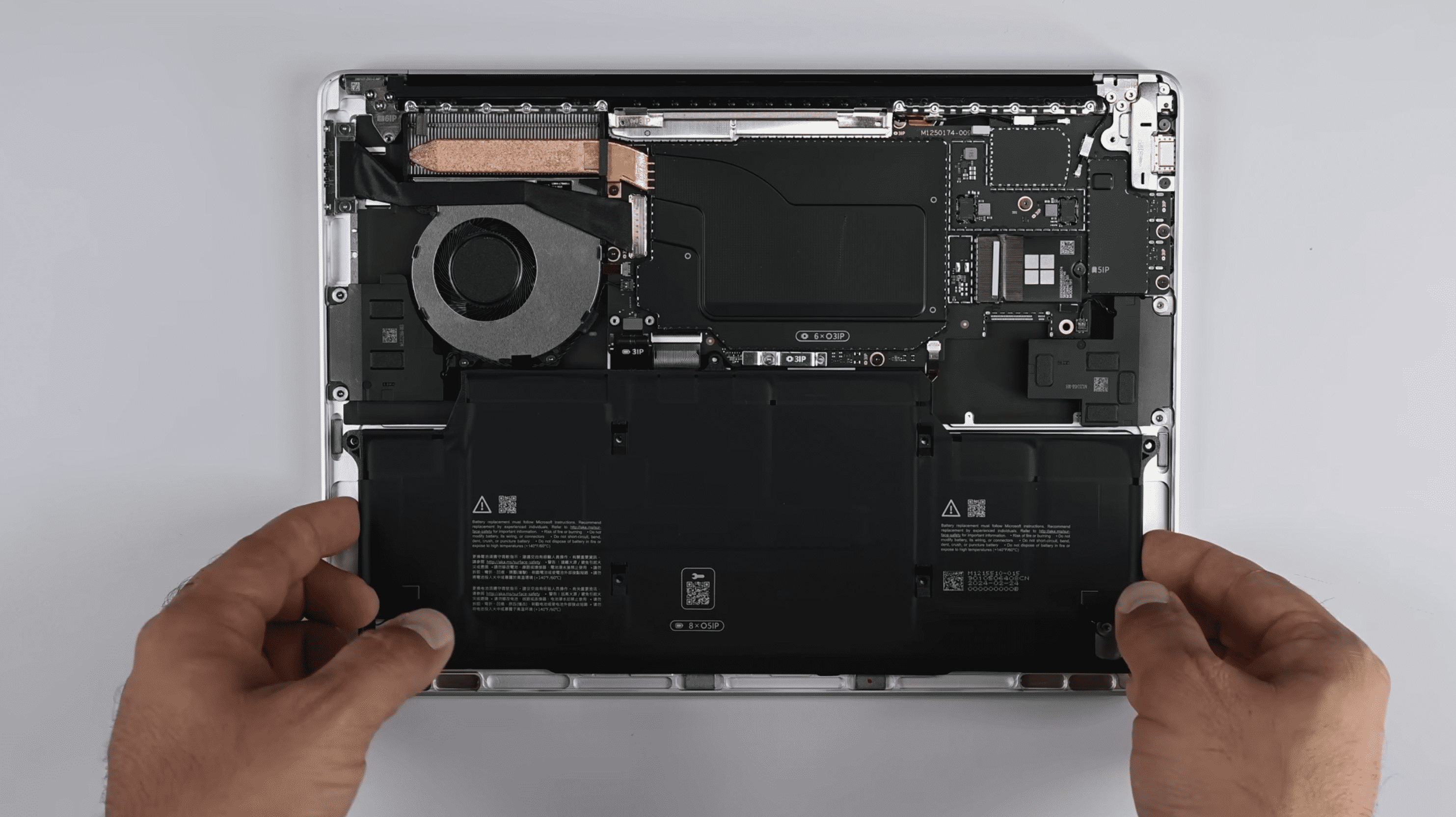 Le démontage de l'appareil se fait sans problème © iFixit