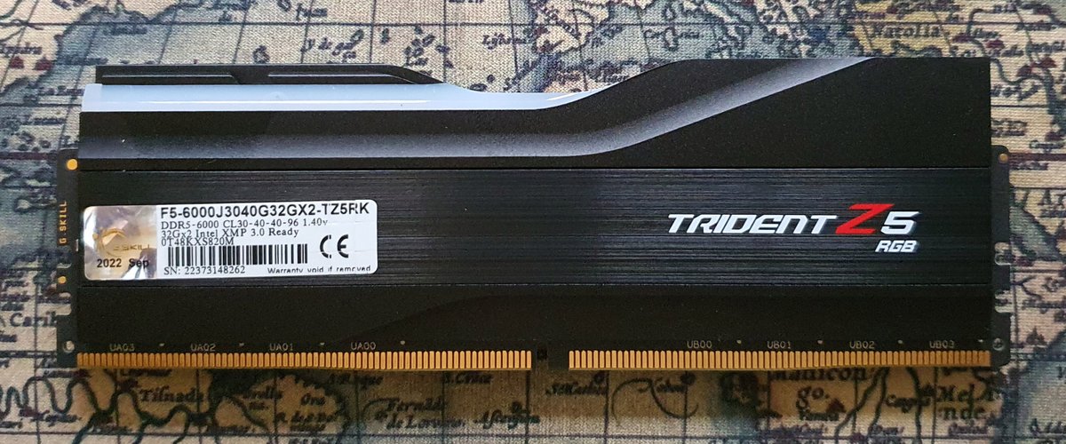 Trident Z5 RGB DDR5-6000 CL30 (64 Go)