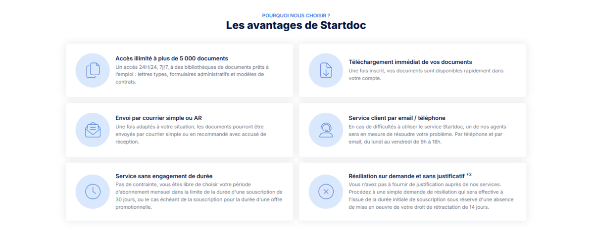 Pourquoi choisir Startdoc ? © Capture Startdoc