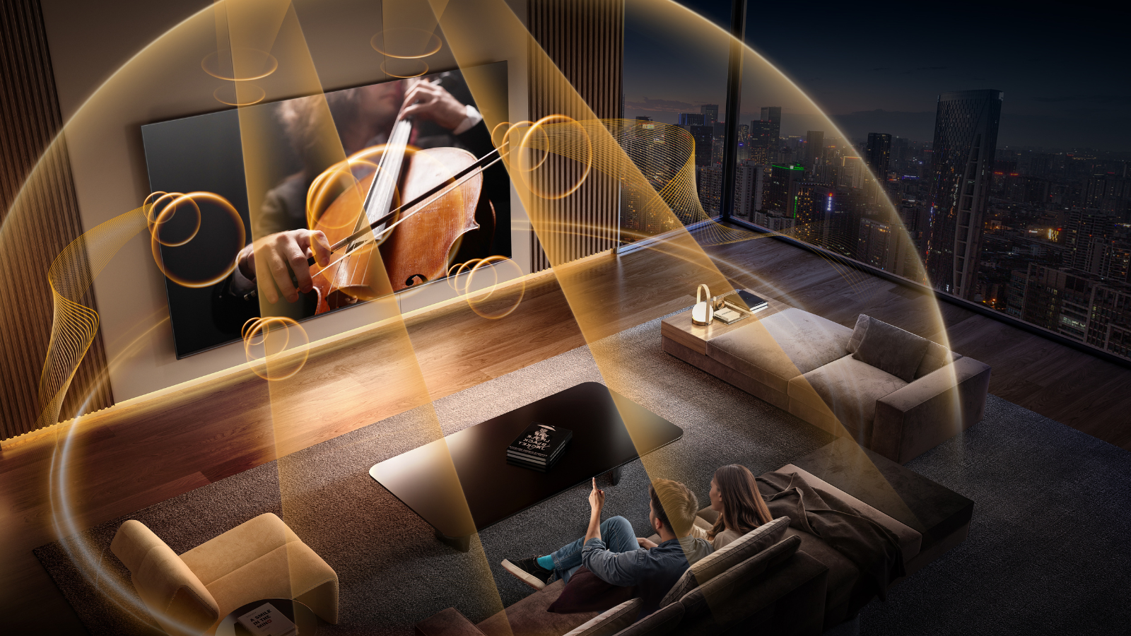 Gaming, films, sport : le Hisense 55U7Q est le TV familial idéal en MiniLED © Hisense