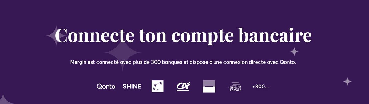 Connectez votre banque à votre logiciel de facturation © Mergin