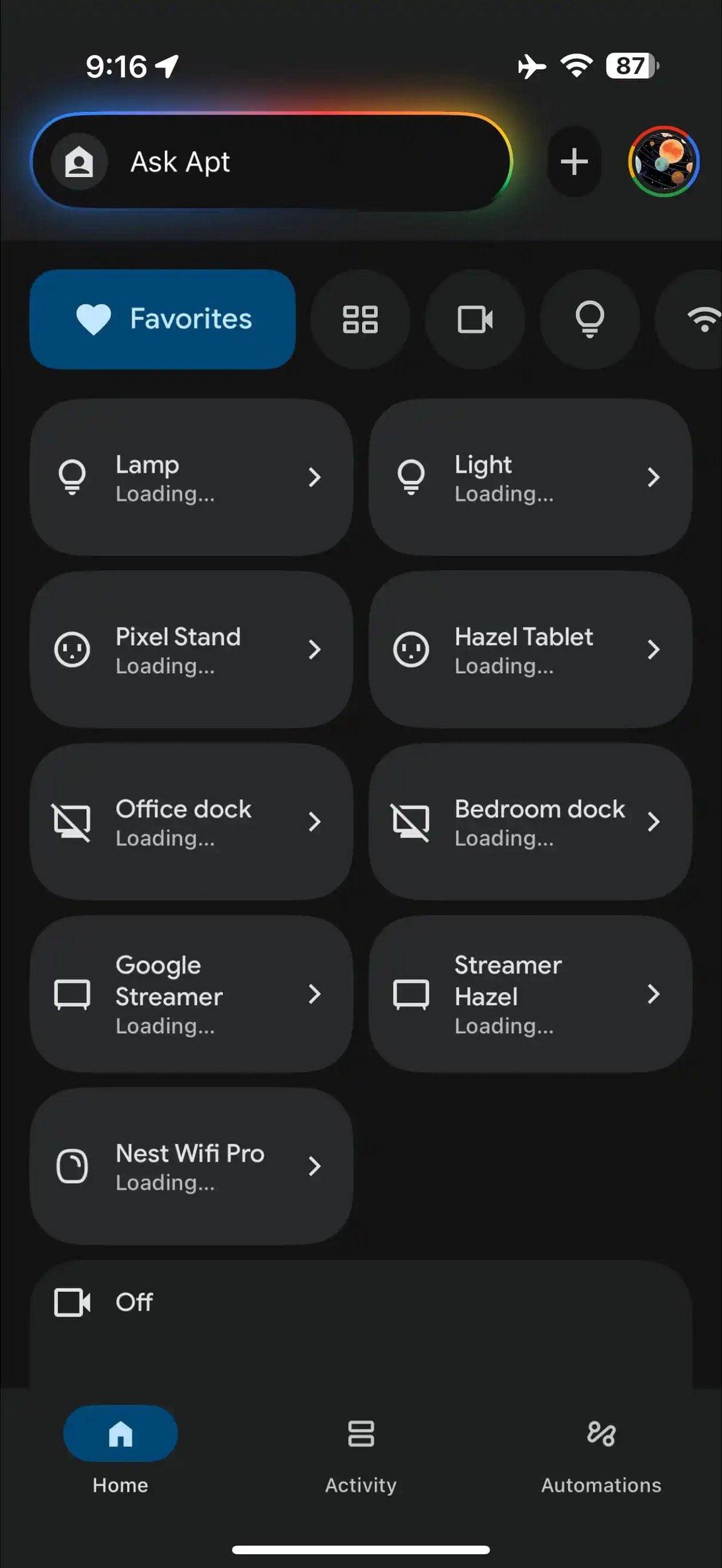 Google Home nouvelle app home
