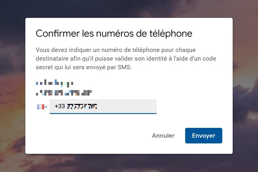 Gmail mode confidentiel