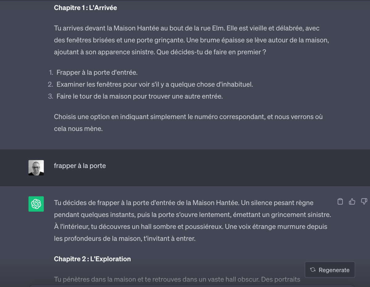 chatgpt jeu histoire interactive