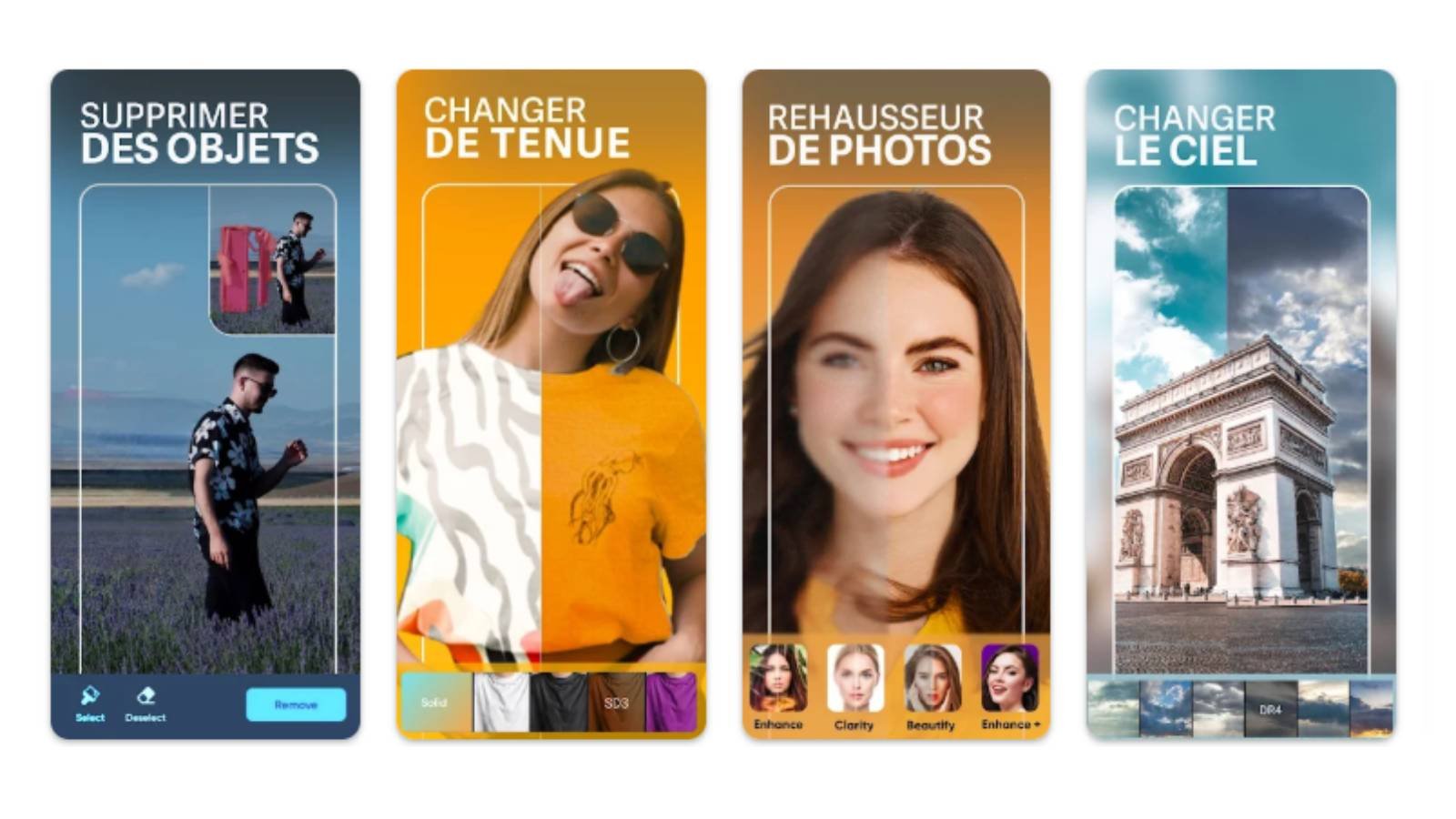 PhotoShot est une application Android de retouche photo qui combine édition d’images, suppression d’arrière-plan, effets artistiques et outils d’intelligence artificielle dans une seule interface. © Photo & Video Editors - Instant Solution