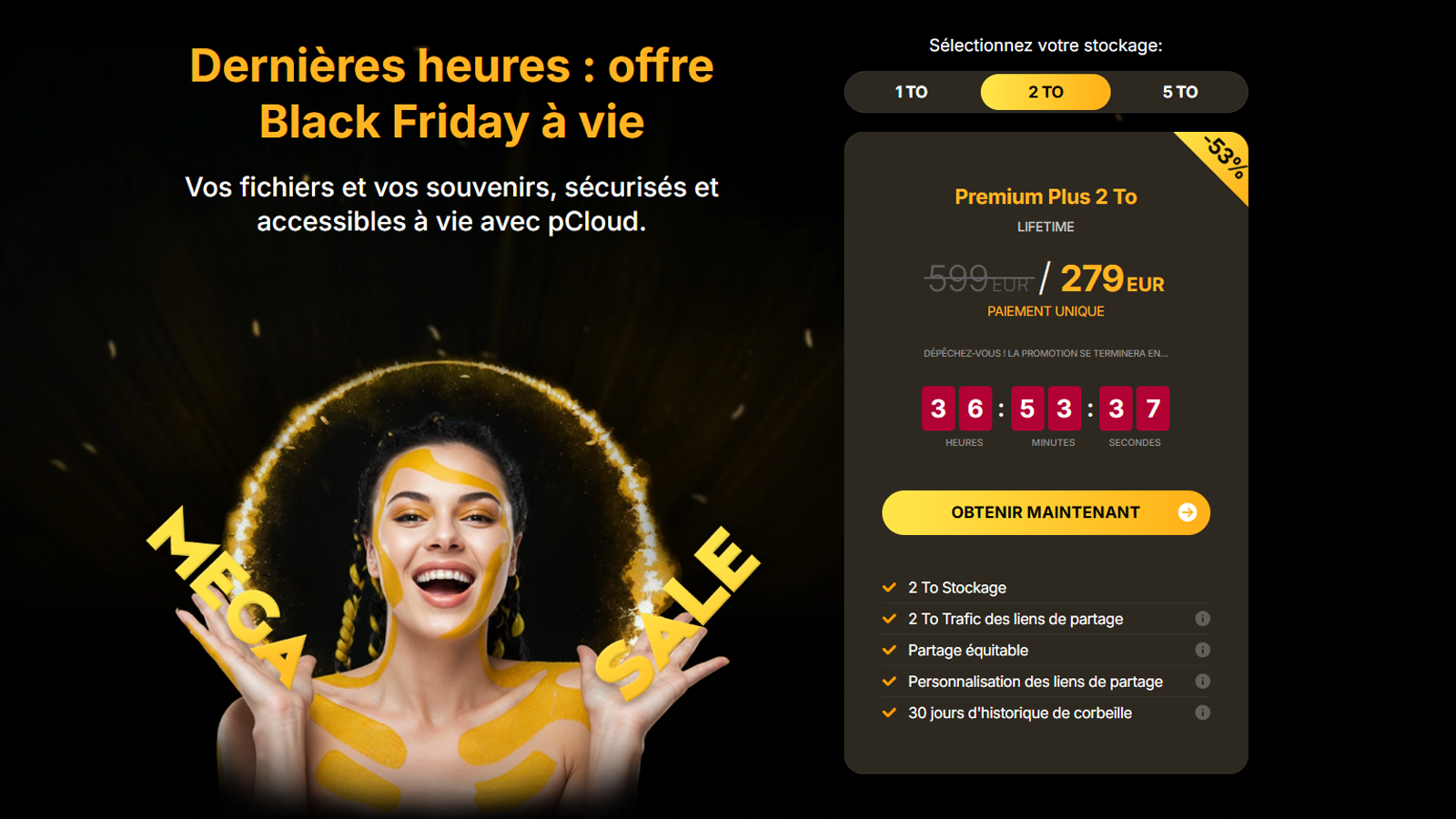 pCloud relance une promotion juste après le Black Friday. @pCloud