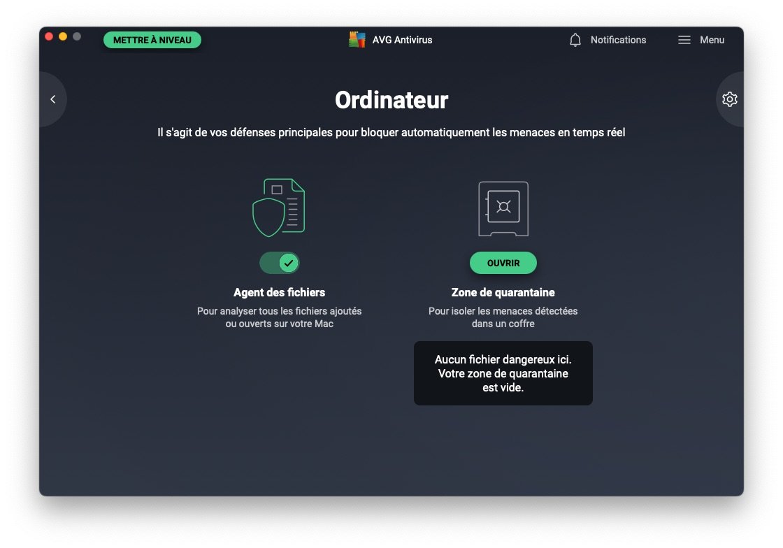 AVG Antivirus - Quarantaine