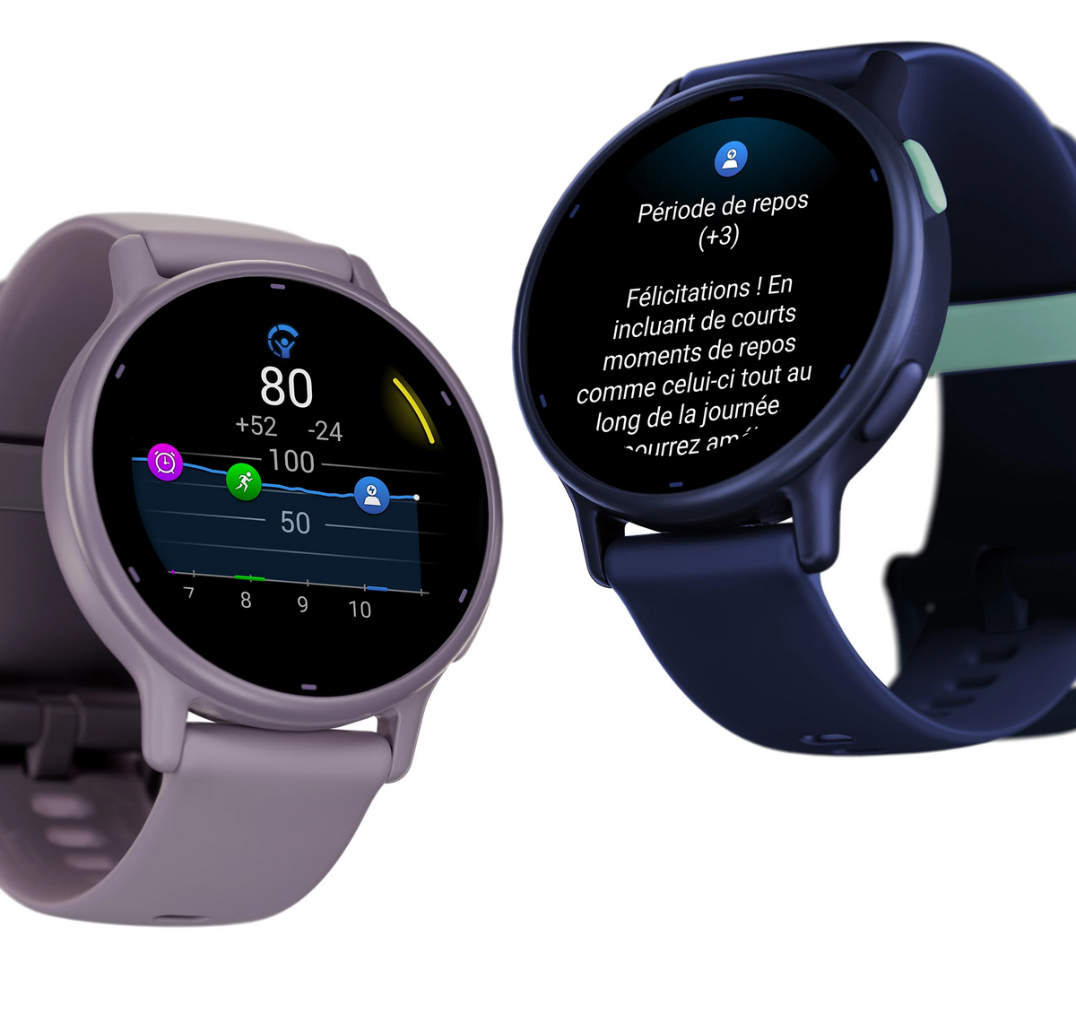 Conçue pour les sportifs, la Vivoactive 5 permet de suivre ses performances au quotidien. © Garmin