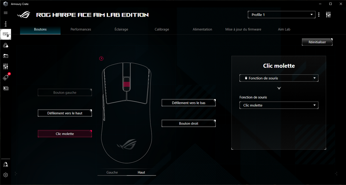 ASUS ROG Harpe Ace Aim Lab Edition