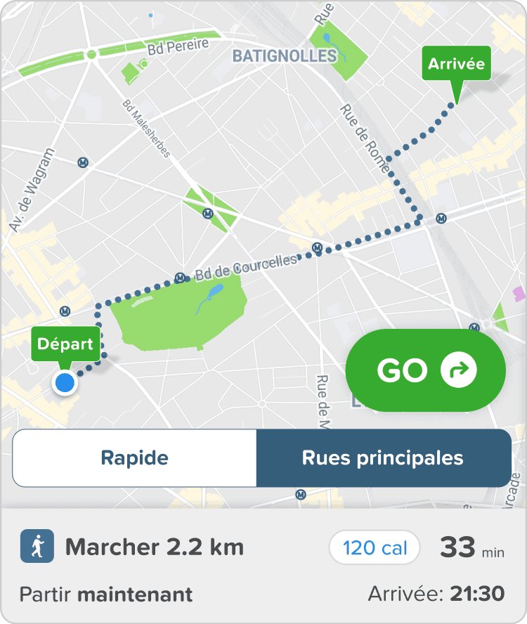 Citymapper - Rues Principales