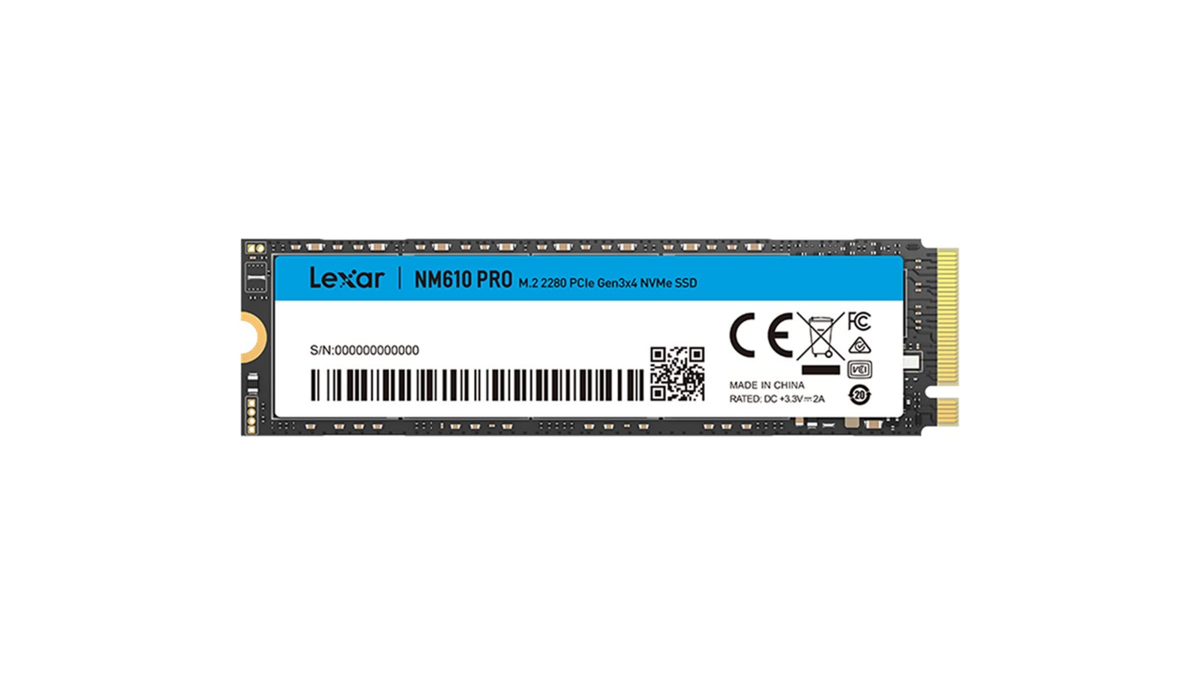 Un SSD M.2 NVMe de Lexar au solide rapport/prix grâce à cette offre.