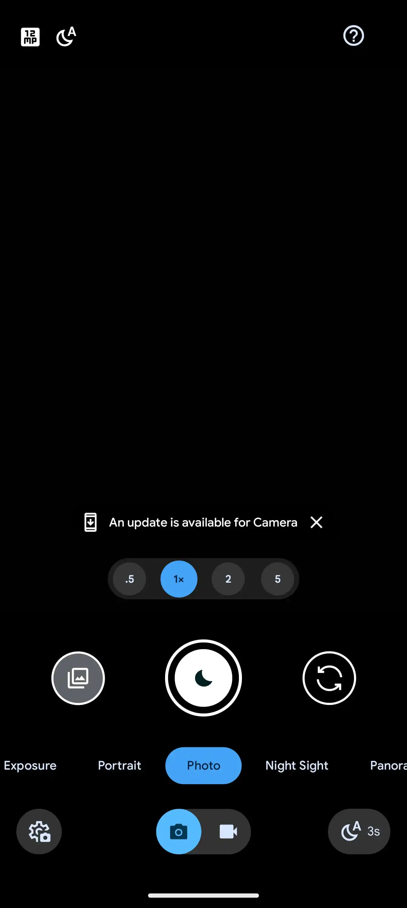 L'ancienne version de l'application appareil photo... © 9to5Google