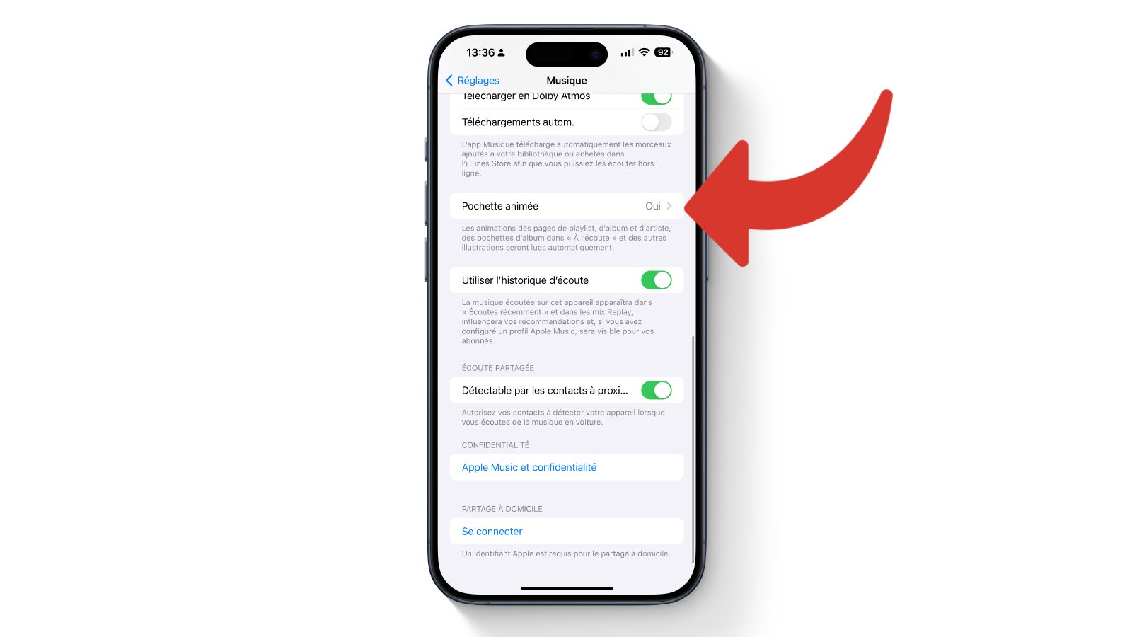 iOS 17 Pochette animée