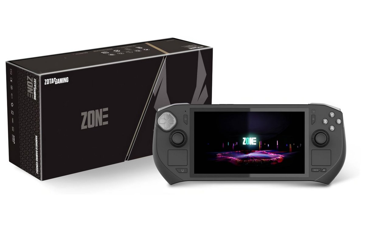 La dernière console signée Zotac et arbore un écran AMOLED © ZOTAC