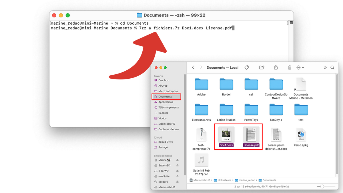 Compresser plusieurs fichiers avec 7-Zip © Clubic