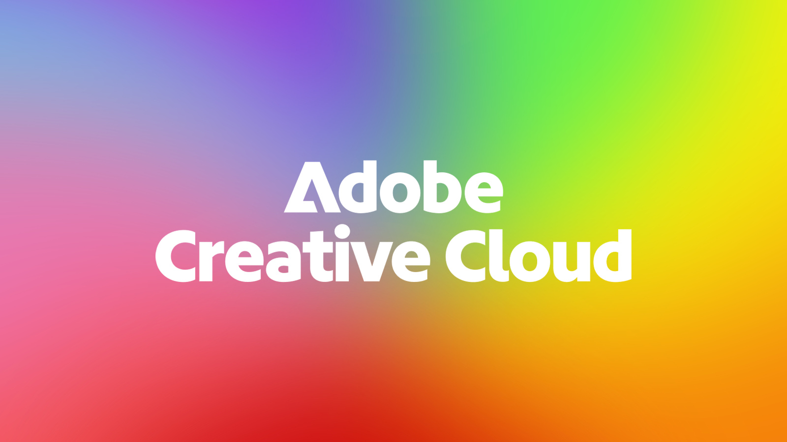 adobe creative cloud