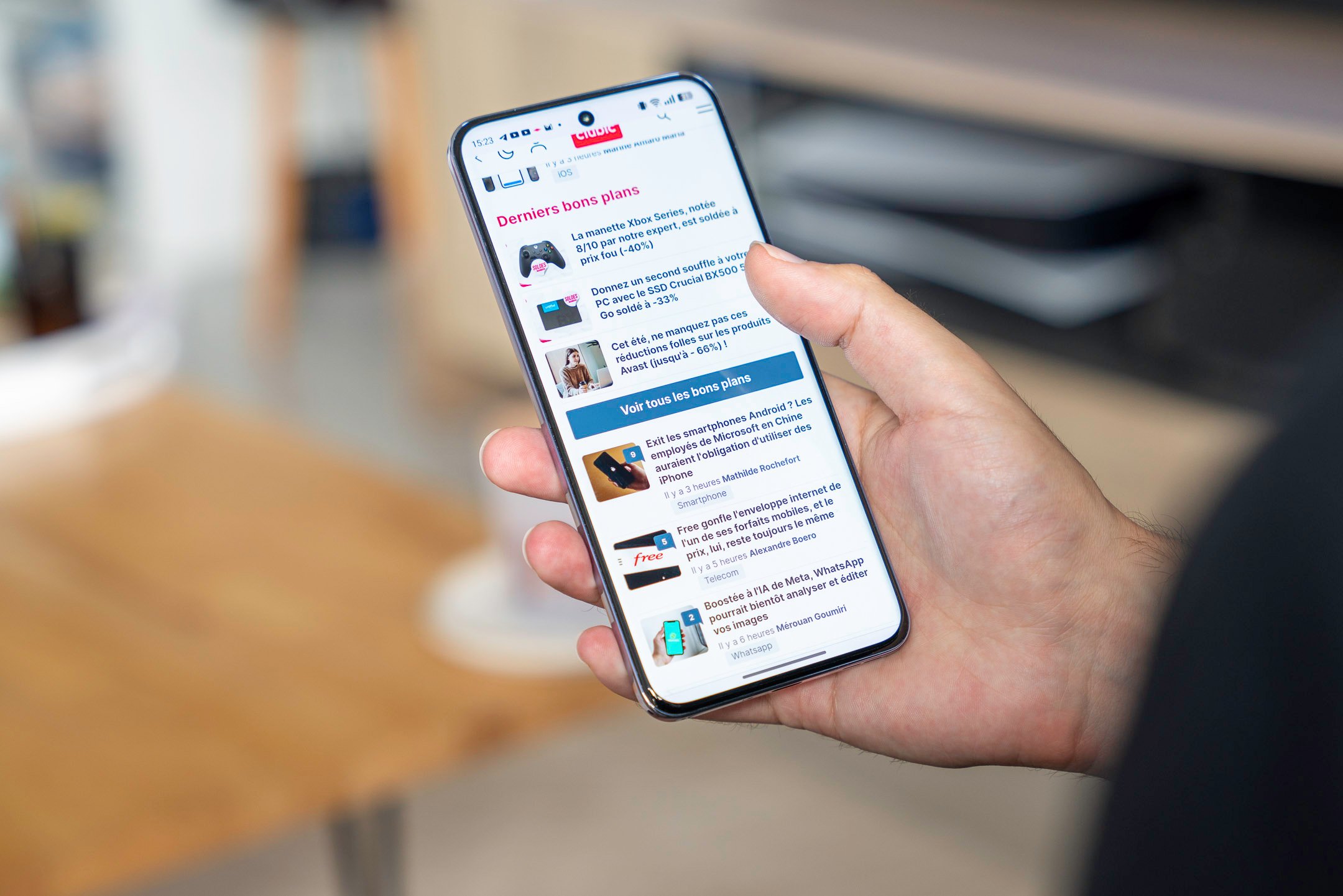 L'OPPO Reno12 Pro © Pierre Crochart pour Clubic.com