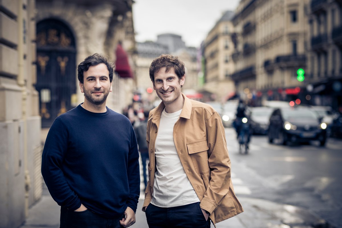 Alexandre Prot (P.-D.G.) et Steve Anavi (Président), les cofondateurs de Qonto (© Qonto)