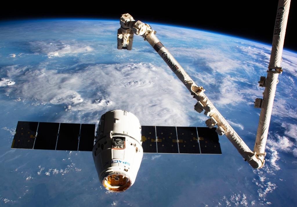 Le cargo Dragon première version prend sa retraite. © NASA