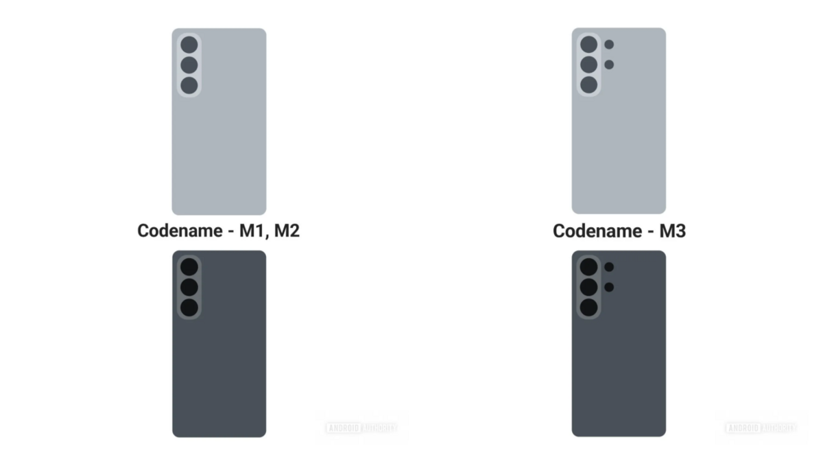 Le look des Galaxy S26 se précise, avec l'arrivée d'une zone dédiée pour les capteurs photo ©Android Authority