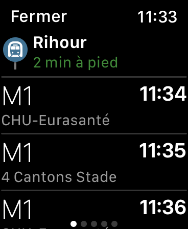 Sélec Apple Watch CityMapper