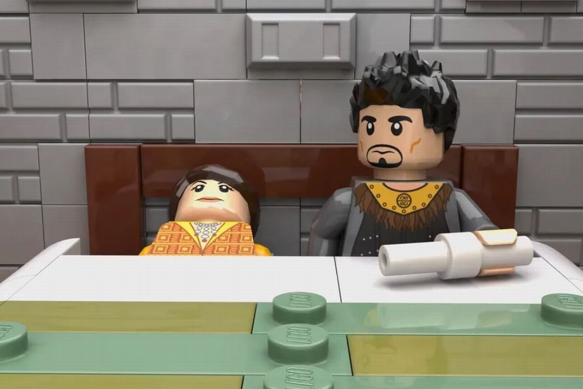 Dame Seli et Léodagan © LEGO