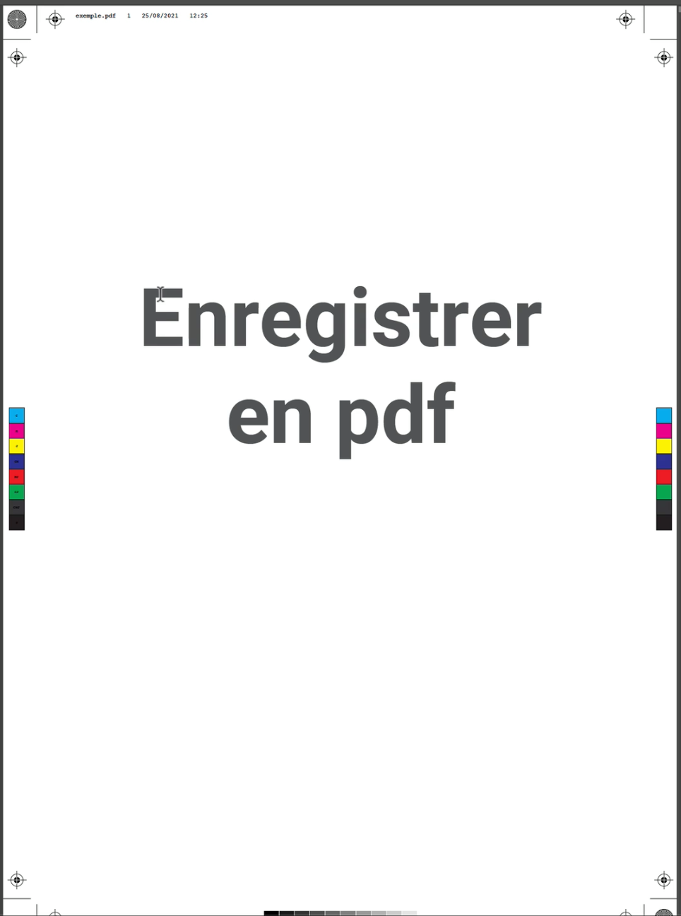 Pdf avec repère