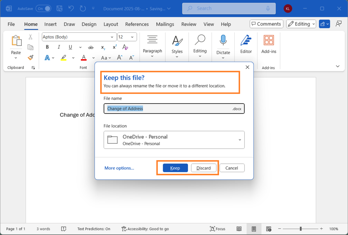 Microsoft Word