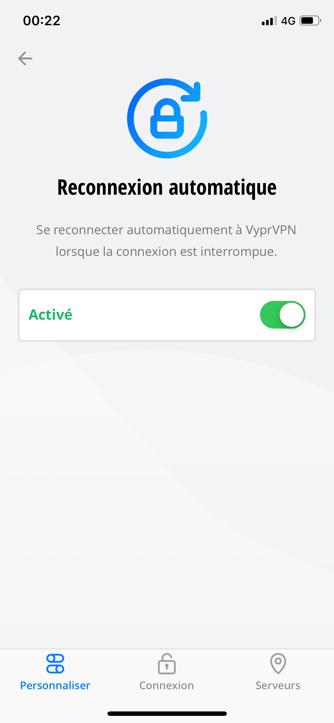 VyprVPN sur iPhone