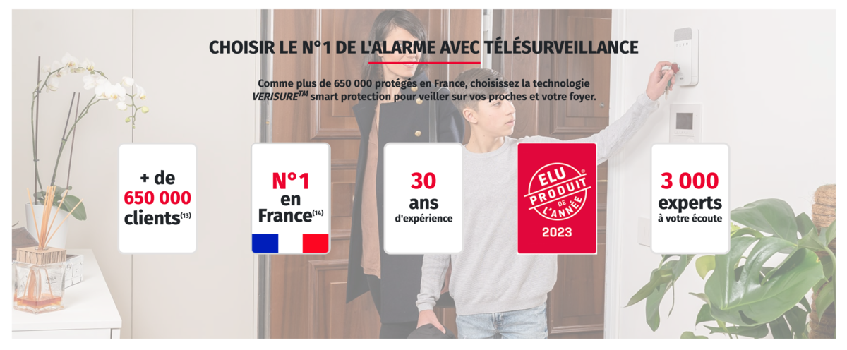 Verisure : + 650 000 clients & n°1 en France 