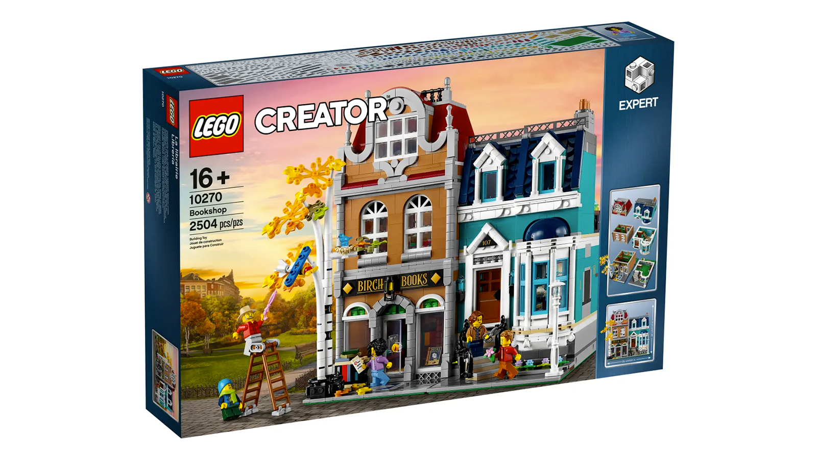 La boîte du LEGO Creator Expert La Librairie