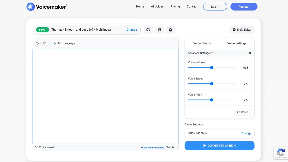 Un éditeur IA spécialisé en synthèse vocale © Voicemaker Technologies