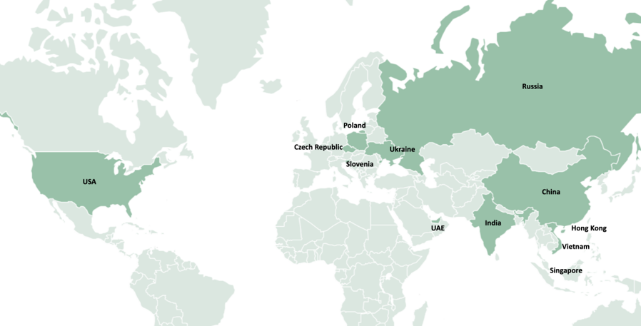 Le groupe est actuellement actif et attaque les utilisateurs, quel que soit leur pays d'origine © Kaspersky