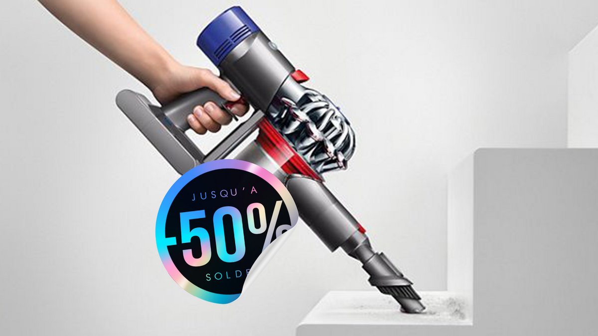 Le Dyson V8 Extra est un aspirateur-balai très performant