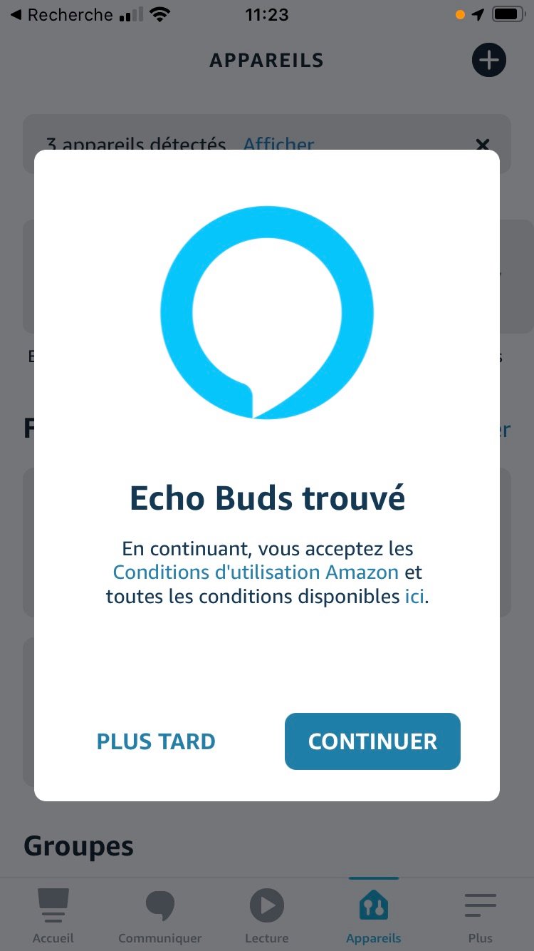 Echo Buds - Appli Alexa