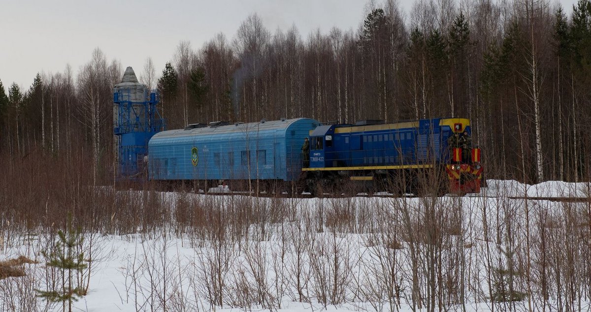 La Russie, comme l'URSS, est aussi une histoire de trains. Crédits ESA/S. Corvaja