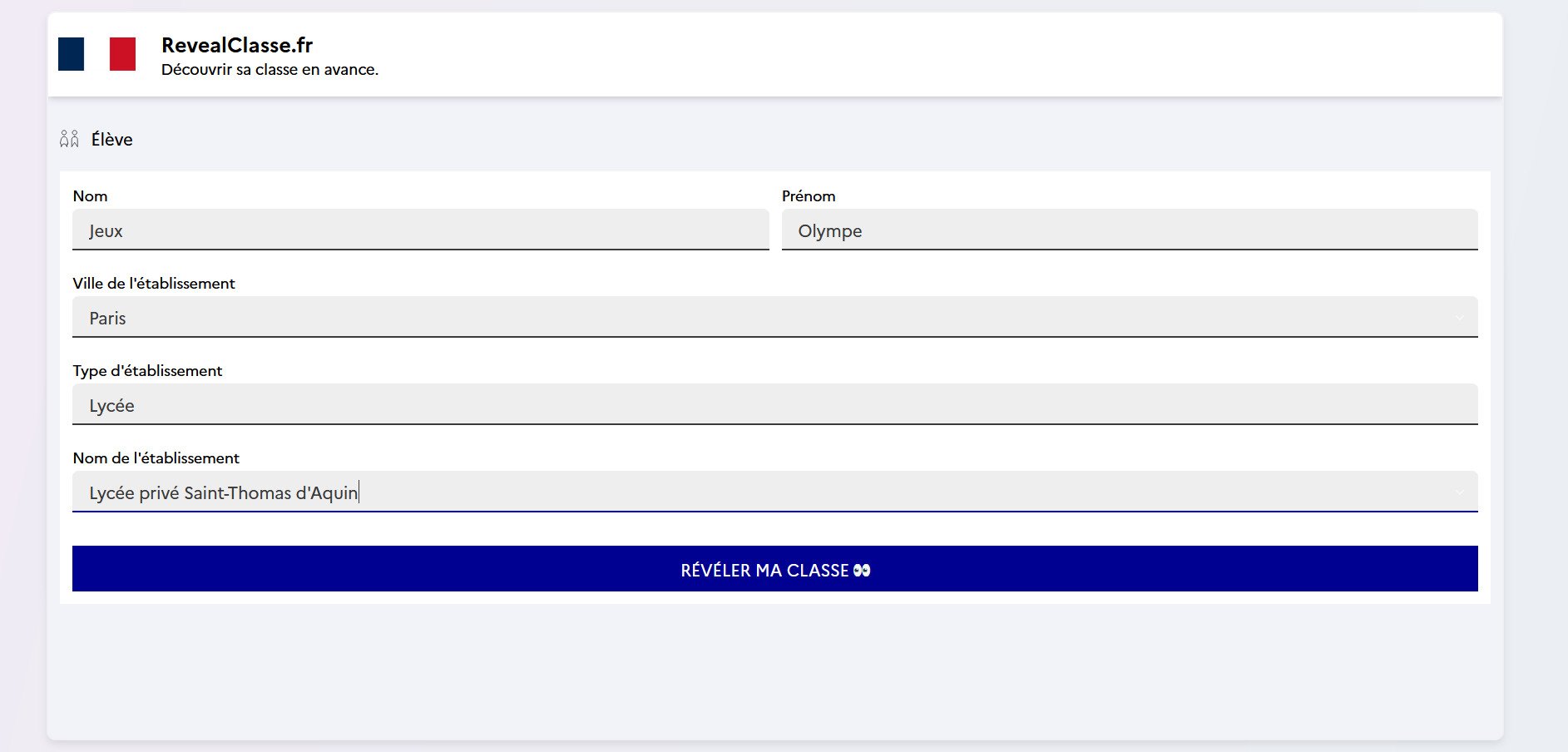 Le site reprend les codes des sites gouvernementaux © Alexandre Boero / Clubic