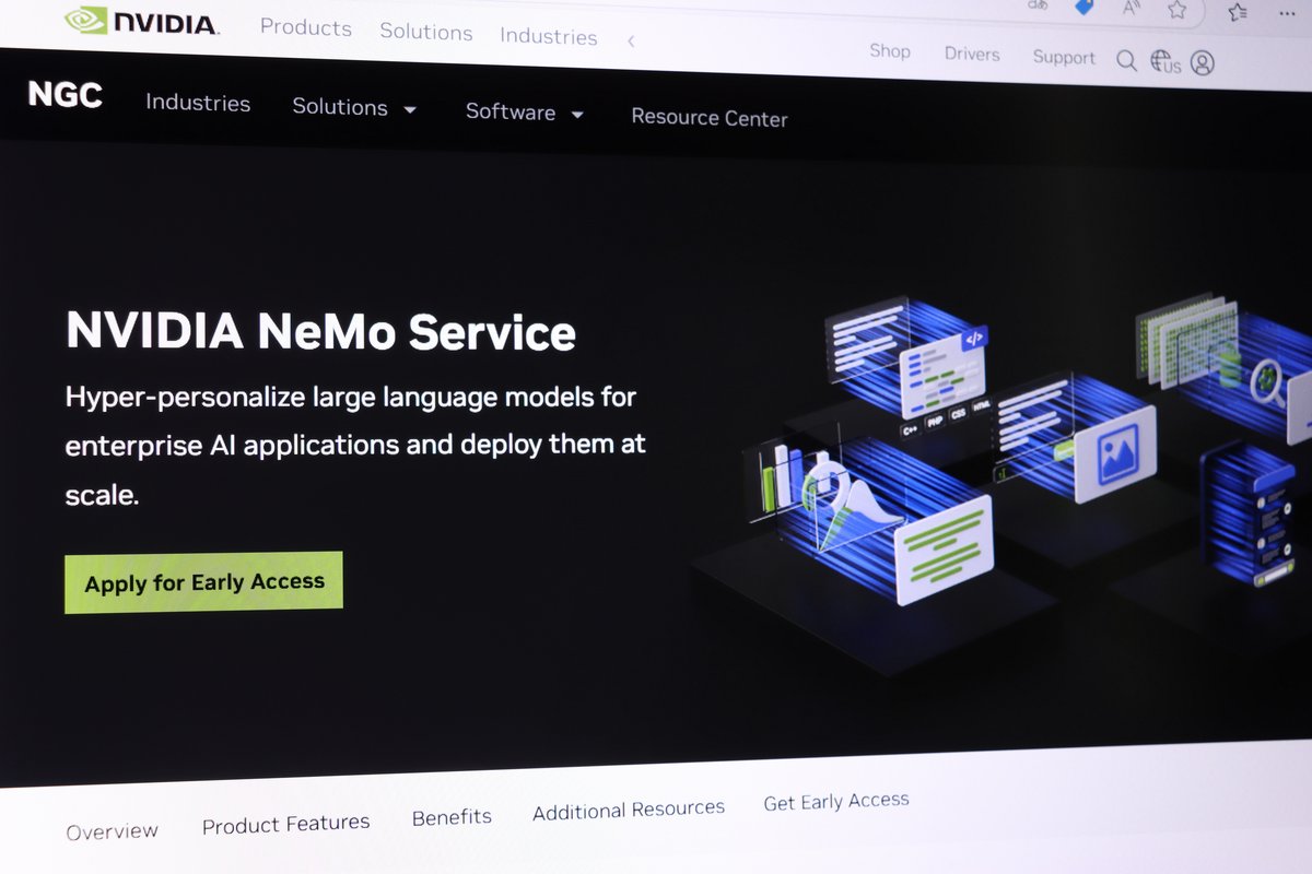 Avec NeMo, NVIDIA n'en est pas à son coup d'essai dans l'IA appliquée aux entreprises et hautement personnalisable. © Shutterstock