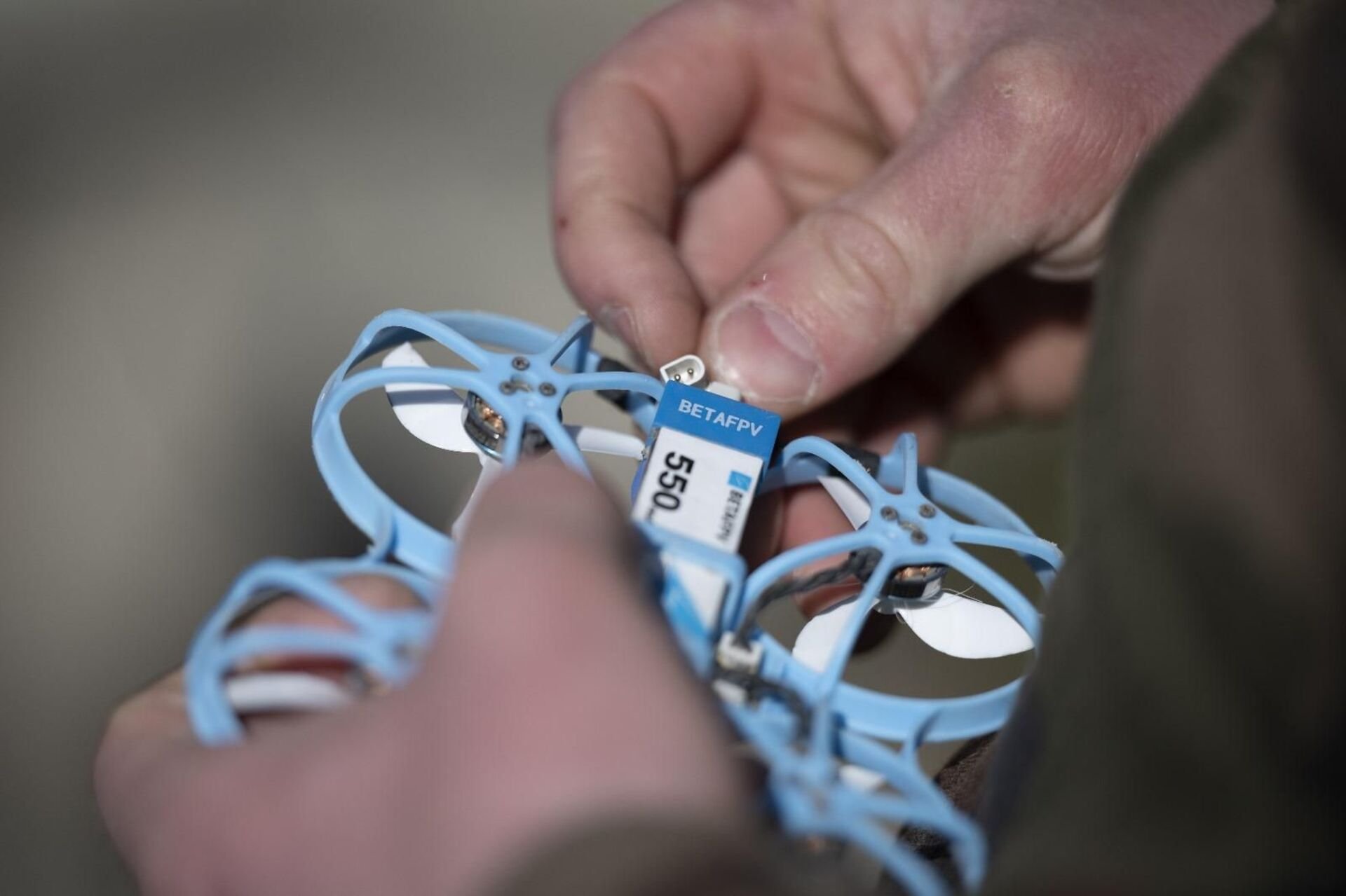 Un drone FPV d'entraînement de l'armée de Terre française © Armée de terre