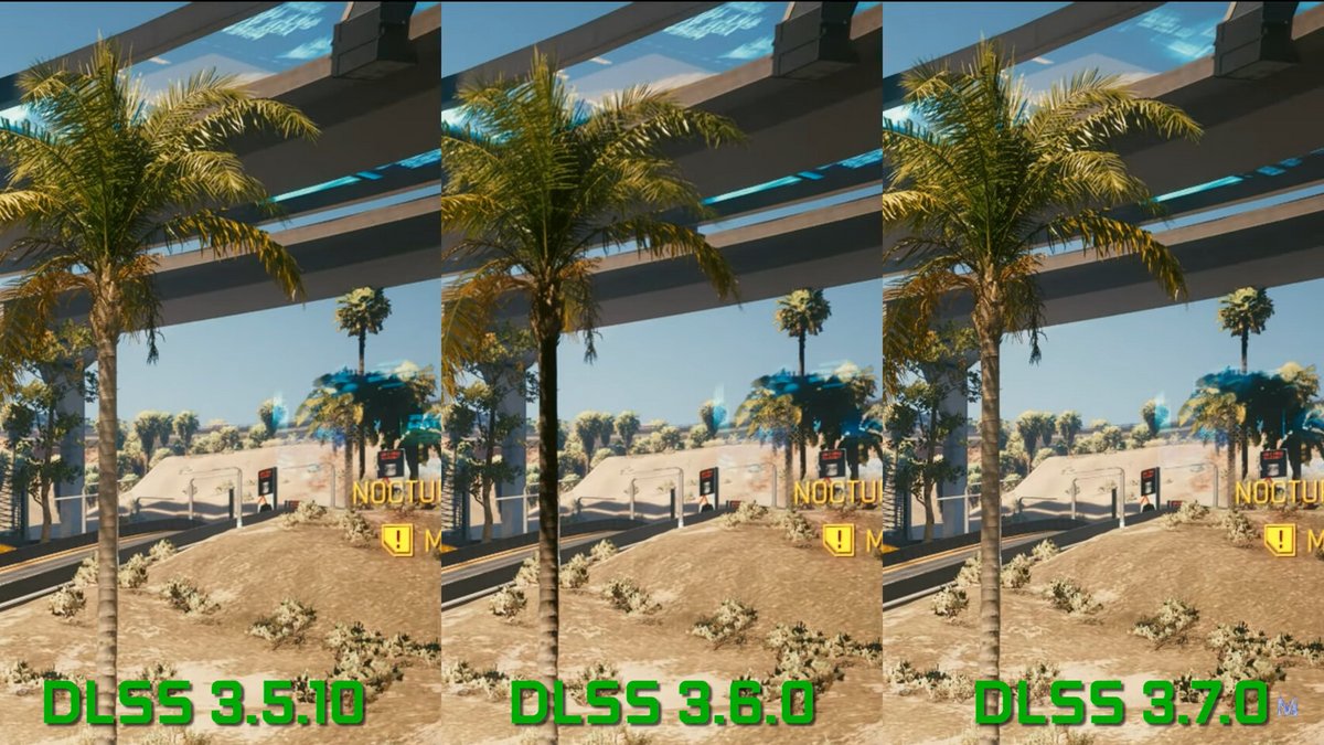 Les trois plus récentes versions de DLSS comparées © MxBenchmarkPC