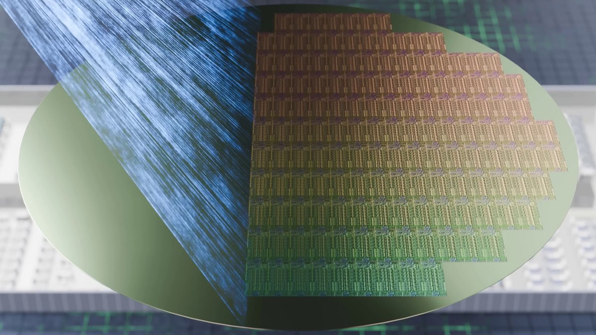 Le wafer : étape indispensable à la fabrication d'un processeur. ©Branch Education