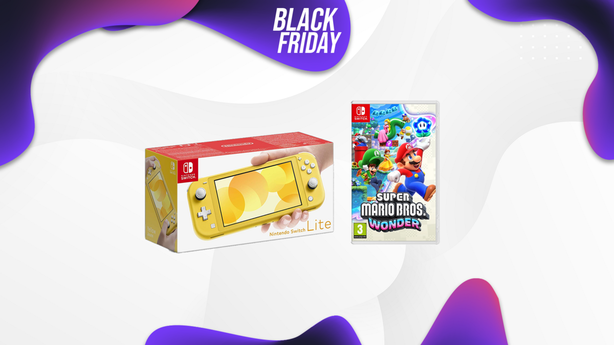 Nintendo Switch Lite + Super Mario Bros. Wonder Black Friday 2024