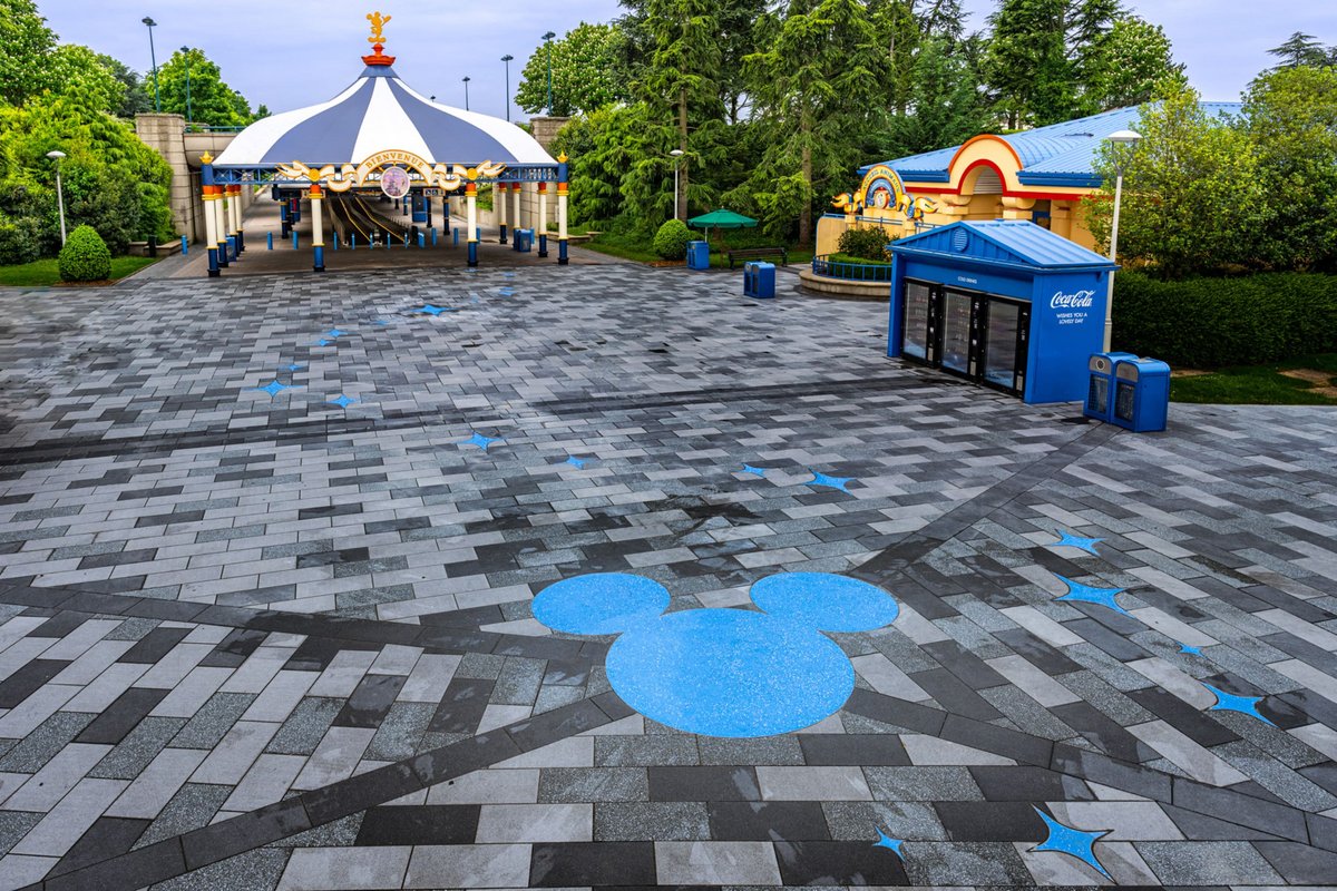 Voici le fameux chemin étoilé. © Disneyland Paris