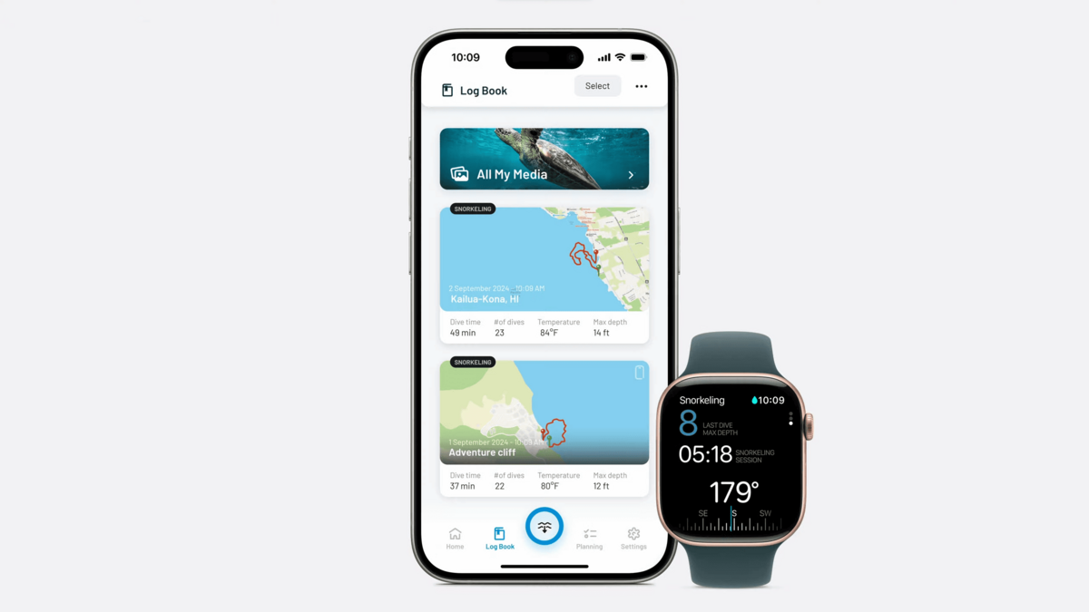 Apple Watch Series 10 et Plongée © Apple